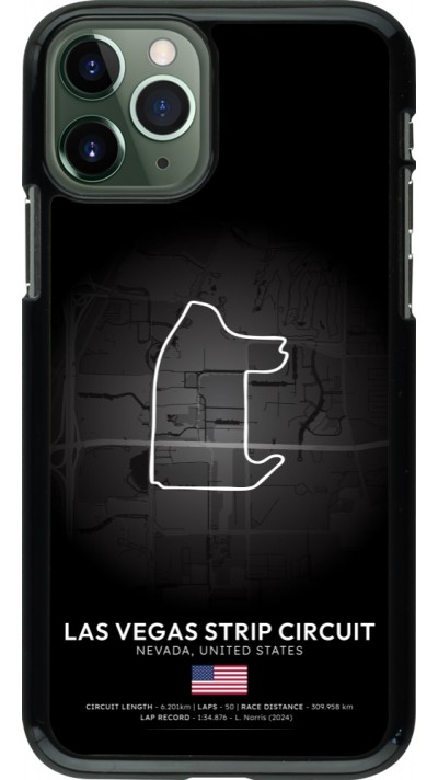 Coque iPhone 11 Pro - F1 Track 2025 Las Vegas