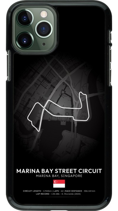 Coque iPhone 11 Pro - F1 Track 2025 Singapore