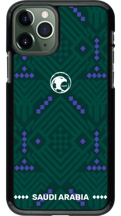 Coque iPhone 11 Pro - Maillot de football Arabie saoudite 2026 personnalisable
