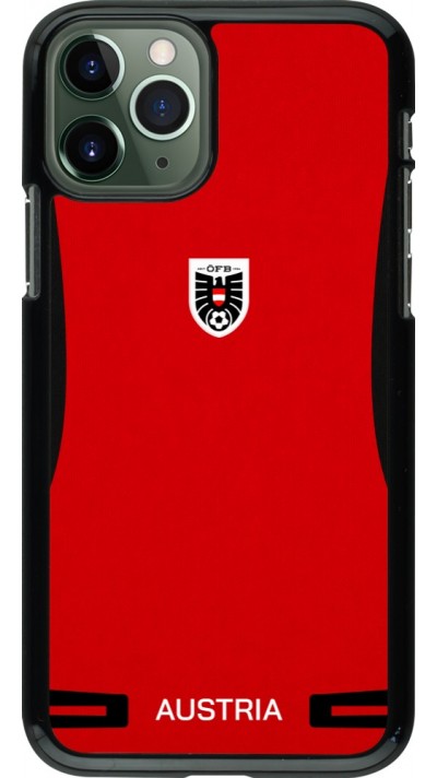 Coque iPhone 11 Pro - Maillot de football Autriche 2026 personnalisable