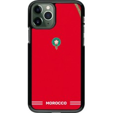 Coque iPhone 11 Pro - Maillot de football Maroc 2026 personnalisable