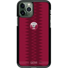 Coque iPhone 11 Pro - Maillot de football Qatar 2026 personnalisable