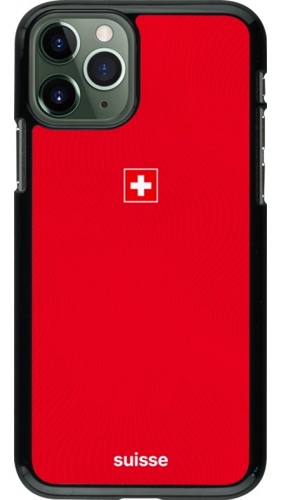 Coque iPhone 11 Pro - Maillot de football Suisse 2026 personnalisable