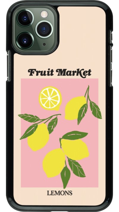 Coque iPhone 11 Pro - Fruit market lemons 2026
