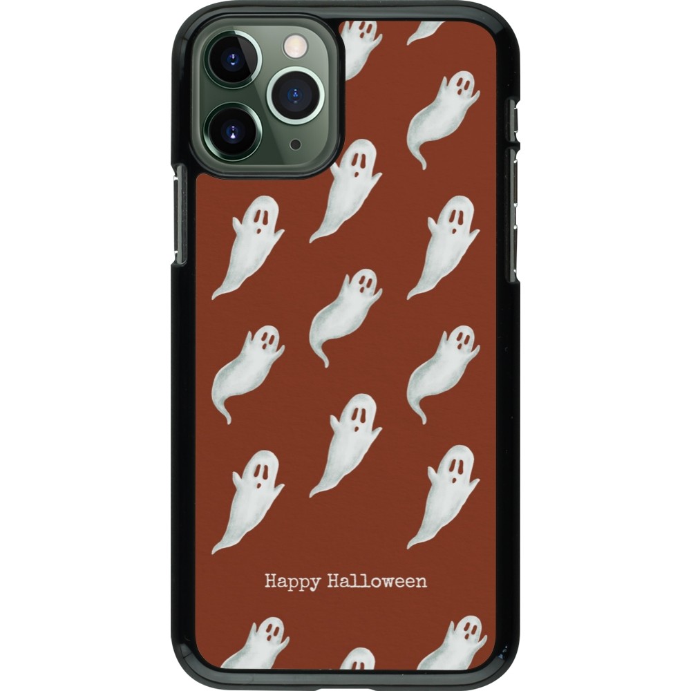 Coque iPhone 11 Pro - Halloween 2025 Pattern of ghosts