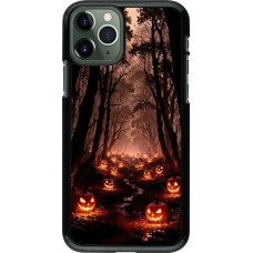 Coque iPhone 11 Pro - Halloween 2025 Road of Terrifying Pumpkins