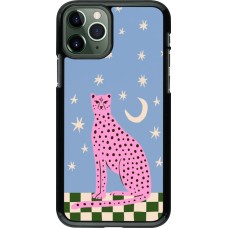 Coque iPhone 11 Pro - Pink leopard with stars 2026