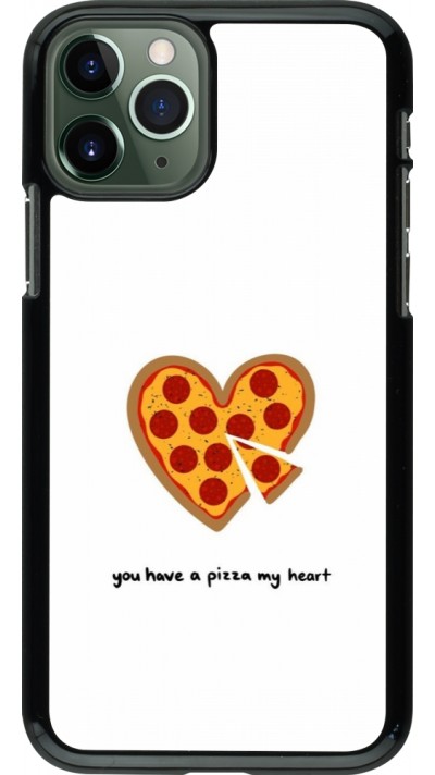 Coque iPhone 11 Pro - Saint Valentines Day 26 You have my pizza heart