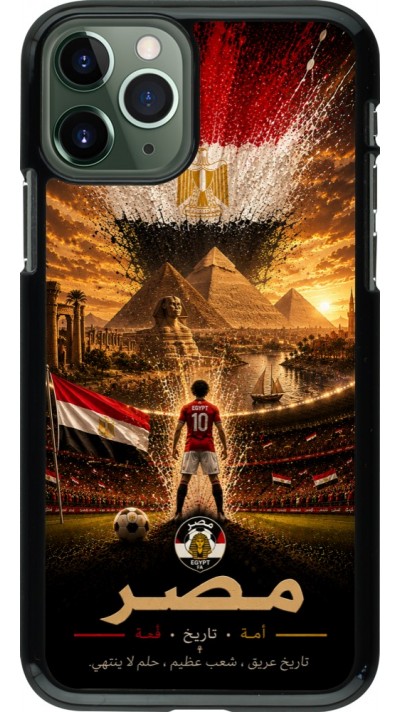 Coque iPhone 11 Pro - Football Égypte splash 2026