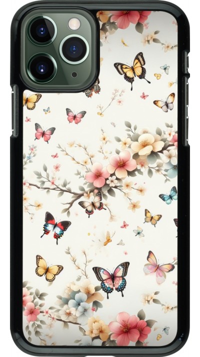 Coque iPhone 11 Pro - Spring 25 Papillons Légers