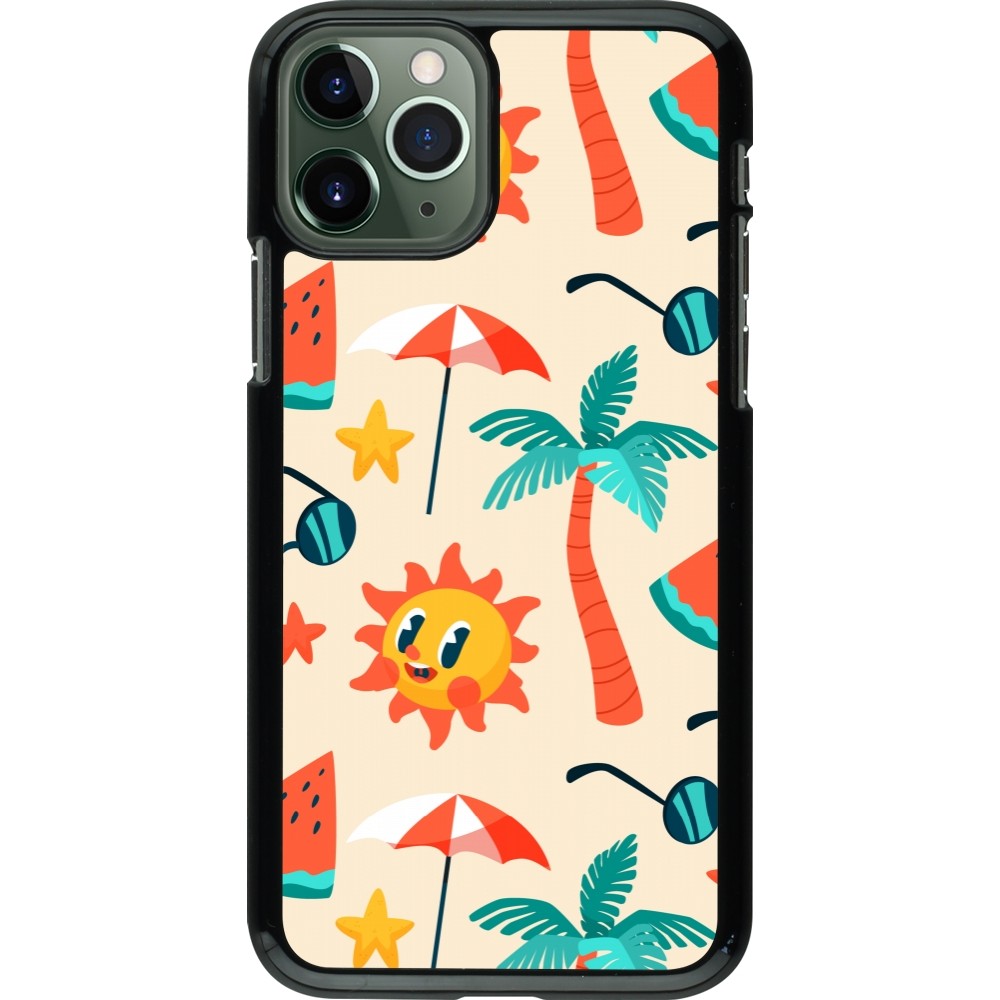 Coque iPhone 11 Pro - Summer 2025 Pattern soleil