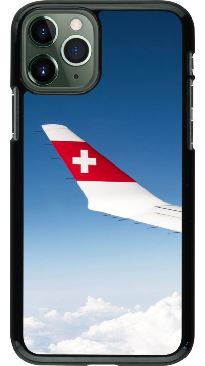 iPhone 11 Pro Case Hülle -  Schweizer Nationalfeiertag Sky Swiss Flag