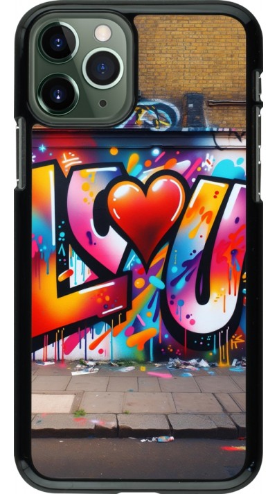 Coque iPhone 11 Pro - Valentine 2025 Love U Tag