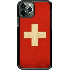 Coque iPhone 11 Pro - Vintage Flag SWISS