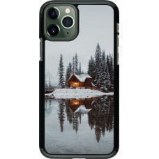 Coque iPhone 11 Pro - Winter 25 Winter house forest afternoon