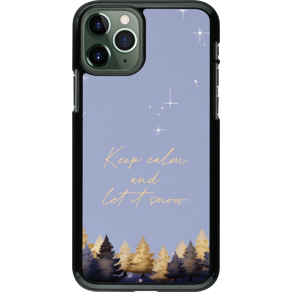 Coque iPhone 11 Pro - Winter 25 Winter illustration of trees