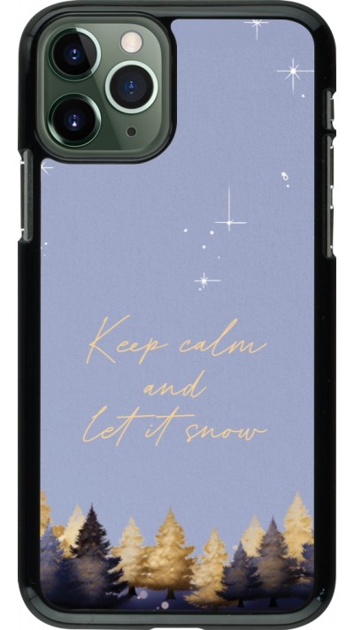 Coque iPhone 11 Pro - Winter 25 Winter illustration of trees