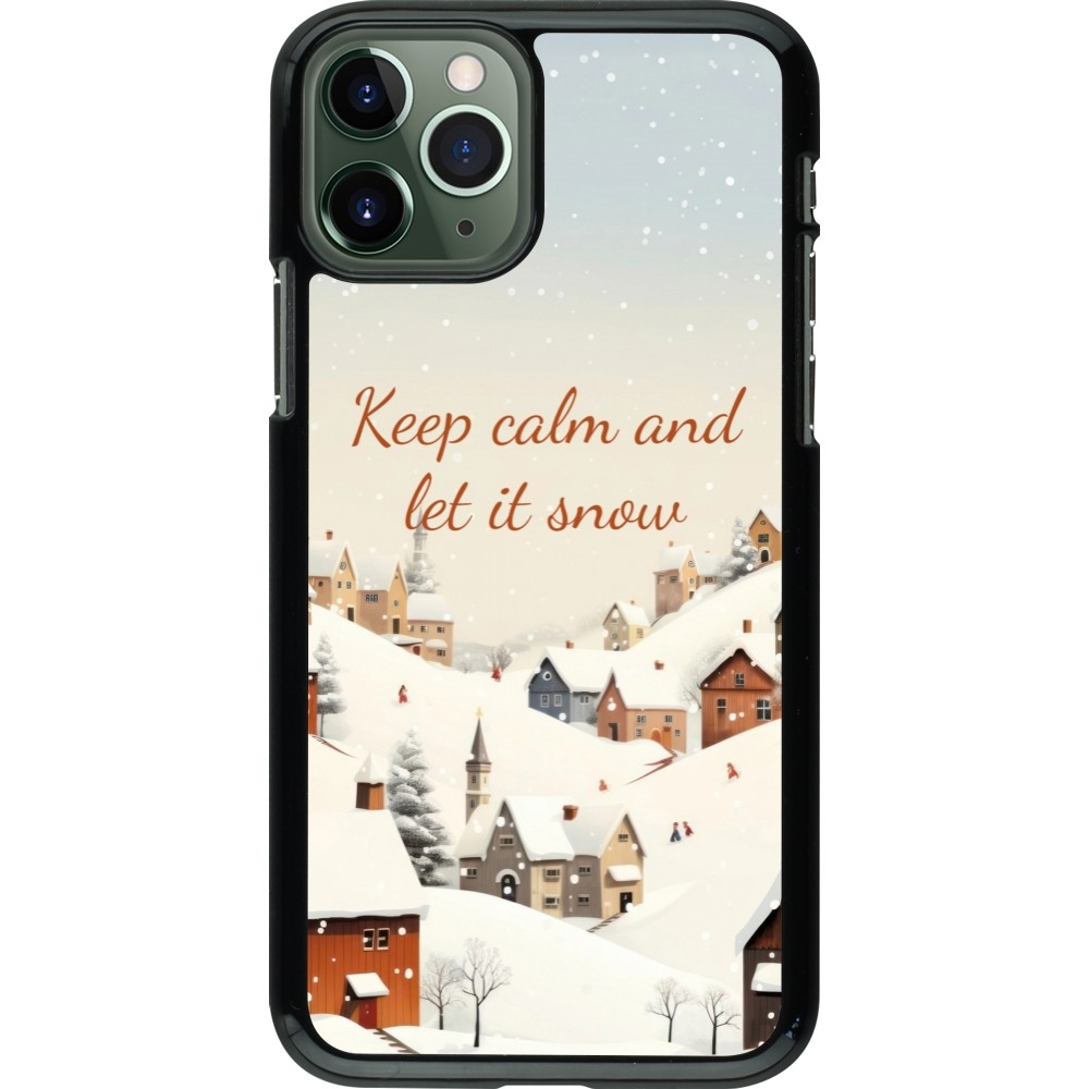 Coque iPhone 11 Pro - Winter 25 Winter Keep calm and let it snow