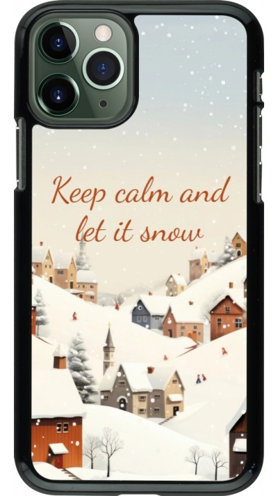 Coque iPhone 11 Pro - Winter 25 Winter Keep calm and let it snow