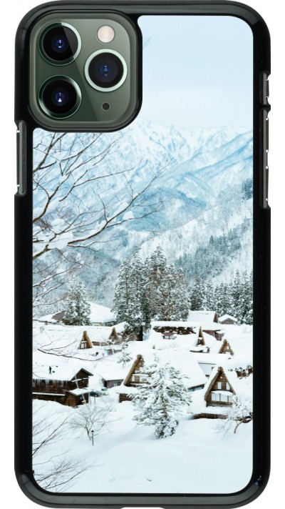 Coque iPhone 11 Pro - Winter 25 Winter snowy landscape