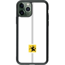iPhone 11 Pro Case Hülle - Silikon schwarz Kanton SH weiss