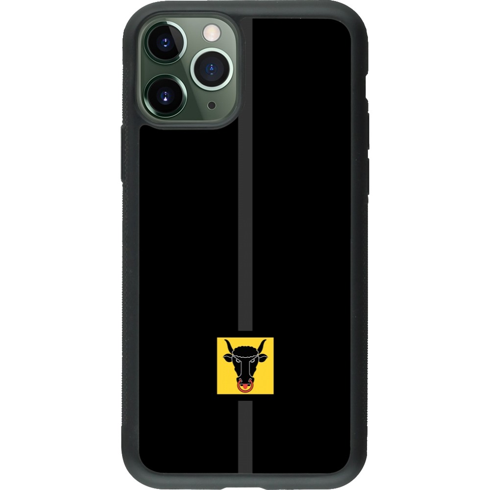 iPhone 11 Pro Case Hülle - Silikon schwarz Kanton UR schwarz