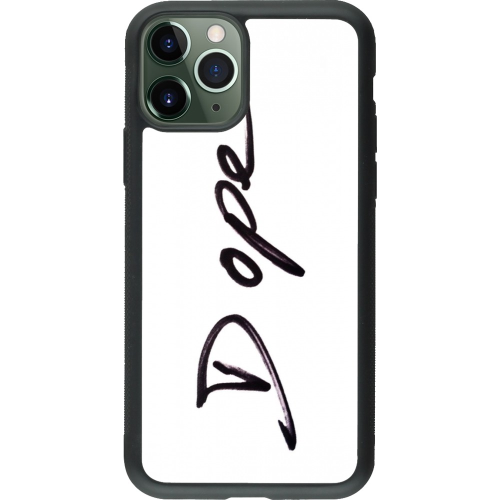 Coque iPhone 11 Pro - Silicone rigide noir Dope
