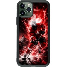 iPhone 11 Pro Case Hülle - Silikon schwarz Hockey World Championship Player