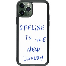 iPhone 11 Pro Case Hülle - Silikon schwarz Offline is the new luxury