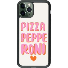 iPhone 11 Pro Case Hülle - Silikon schwarz Pizza pepperoni 2026