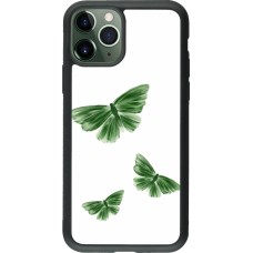 Coque iPhone 11 Pro - Silicone rigide noir Butterflies Spring 2026