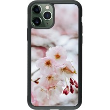 iPhone 11 Pro Case Hülle - Silikon schwarz Cherry tree Spring 2026