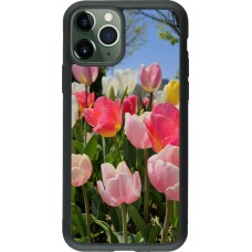 iPhone 11 Pro Case Hülle - Silikon schwarz Tulips Spring 2026