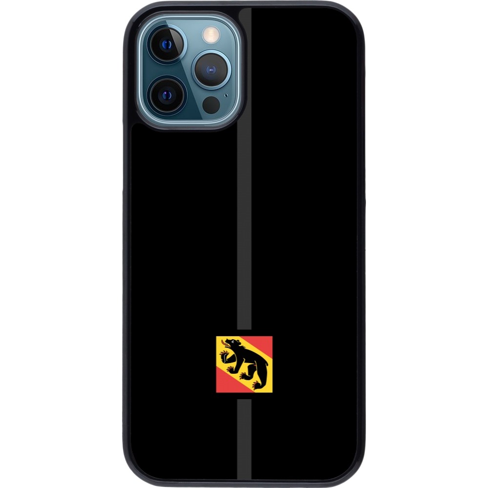 iPhone 12 / 12 Pro Case Hülle - Kanton BE schwarz