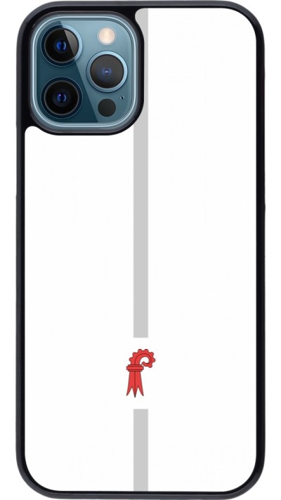 iPhone 12 / 12 Pro Case Hülle - Kanton BL weiss