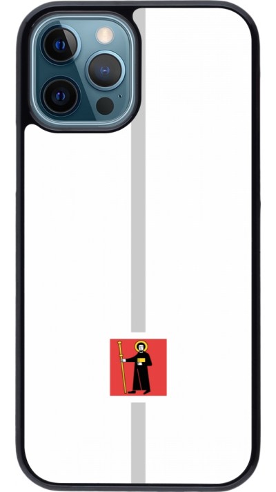 iPhone 12 / 12 Pro Case Hülle - Kanton GL weiss