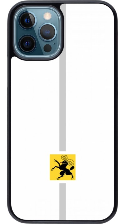 iPhone 12 / 12 Pro Case Hülle - Kanton SH weiss