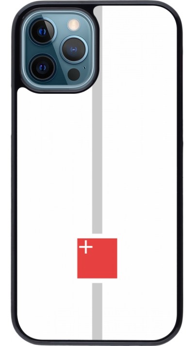 iPhone 12 / 12 Pro Case Hülle - Kanton SZ weiss