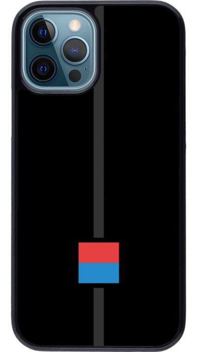 iPhone 12 / 12 Pro Case Hülle - Kanton TI schwarz