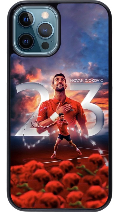 Coque iPhone 12 / 12 Pro - Djokovic 23 Grand Slam