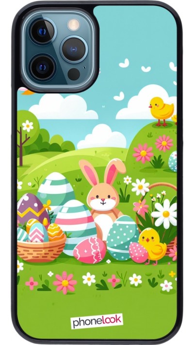 iPhone 12 / 12 Pro Case Hülle - Ostern 2025 Gruen