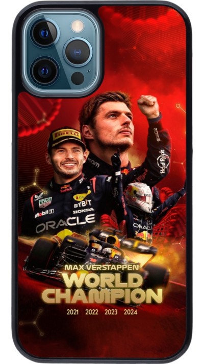 Coque iPhone 12 / 12 Pro - Max Verstappen Champion 2023