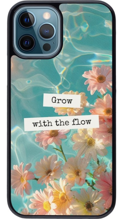 Coque iPhone 12 / 12 Pro - Summer 2025 Grow with the flow