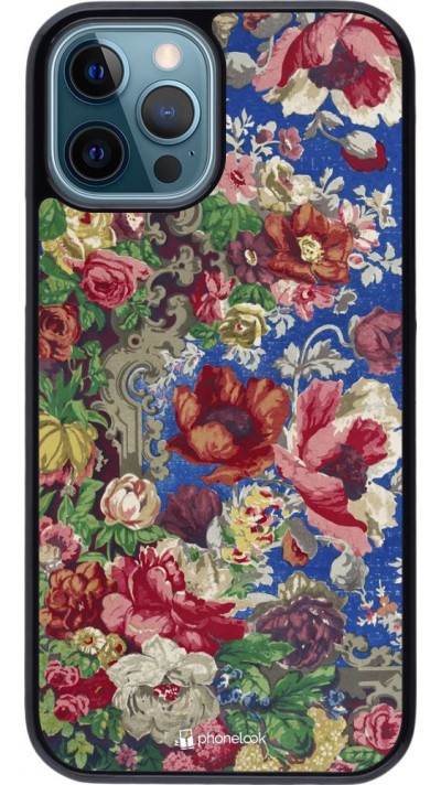Coque iPhone 12 / 12 Pro - Vintage Art Flowers