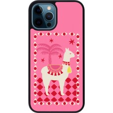 Coque iPhone 12 / 12 Pro - Silicone rigide noir Alpaca 2026