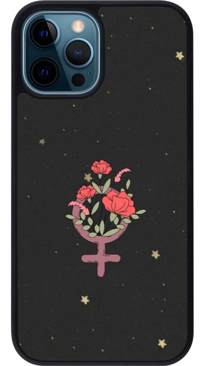 Coque iPhone 12 / 12 Pro - Silicone rigide noir Womens day 2026 1
