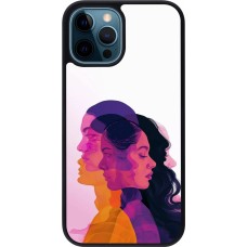 Coque iPhone 12 / 12 Pro - Silicone rigide noir Womens day 2026 10