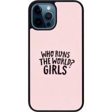 Coque iPhone 12 / 12 Pro - Silicone rigide noir Womens day 2026 3