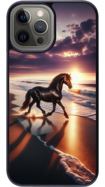 iPhone 12 Pro Max Case Hülle - Pferd majestätisch Strand