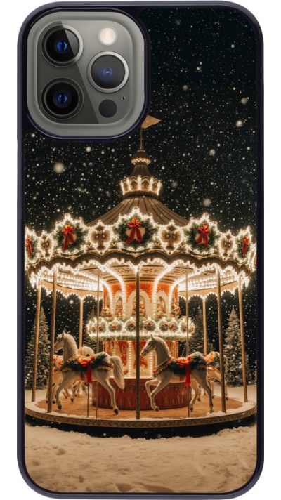 Coque iPhone 12 Pro Max - Christmas 25 Carousel